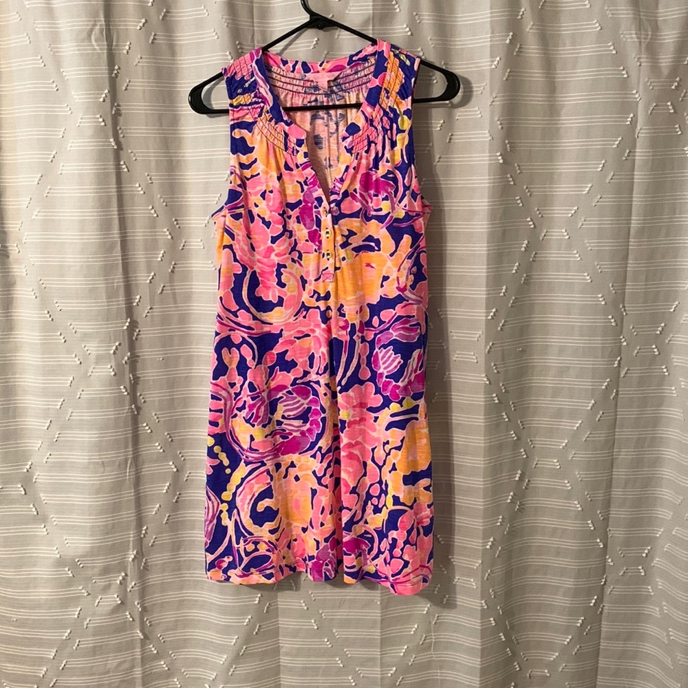 Orange Pink Purple Blue Lobster Lily Pulitzer Dress